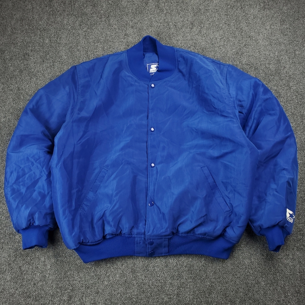 Vintage 80s Starter All County Basketball Jacket Insulated Quilted USA Made XL